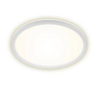 Briloner Plafoniera LED Slim rotonda 29,3 cm – 18 W, luce bianca neutra 4000K, bianco