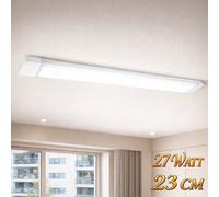 Plafoniera LED slim 27 40 54 e 72 W da 60 90 120 e 150 cm tecnologia CCT [EEK: D]