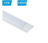 Plafoniera LED slim 27 40 54 e 72 W da 60 90 120 e 150 cm tecnologia CCT [EEK: D]