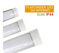 PLAFONIERA LED SLIM 30 60 120 150 CM LUCE SOFFITTO LUCE FREDDA BLU ROSSA VERDE [EEK: A+++]