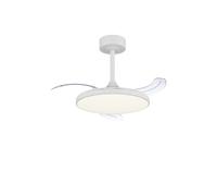 Plafoniera LED Slim Fan Mini 45W dimm 5000lm con ventilatore 25W bianco Bianco