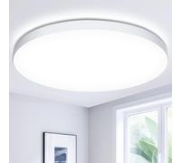 Plafoniera LED Soffitto 24W Lampada da Soffitto 6500K 2000LM Plafoniera Bagno IP44 Impermeabile Ø28CM Rotonda Lampadario LED Moderna Luce Soffitto per Cameretta, Soggiorno, Cucina, Balcone, Corridoio