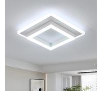 PLAFONIERA LED SOFFITTO 30W 3600LM LAMPADA QUADRATA MODERNA LAMPADARIO INTERNO