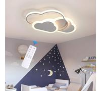 Plafoniera Led Soffitto, 32W Plafoniera Cameretta Bambini Dimmerabile, Lampadari