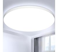 Plafoniera LED Soffitto 36W Lampada da Soffitto 6500K Plafoniera Bagno IP44 Impermeabile Ø37CM Rotonda Lampadario LED Moderna Luce Soffitto per Cameretta, Soggiorno, Cucina, Balcone, Corridoio