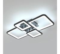 Plafoniera LED Soffitto 56W 6300LM Lampadario LED Moderno 6500K Bianco Freddo