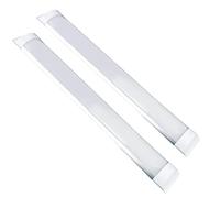 Plafoniera LED Soffitto 90 cm Luce Fredda 28W Barra Lineare - Set da 2 Pezzi
