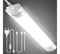 Plafoniera LED Soffitto con Spina 40 cm 4000K 1800lm Neon LED Impermeabile