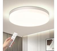 Plafoniera LED Soffitto Dimmerabile , Lampada da Soffitto LED 3000K-6500K 48W 48
