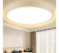 Plafoniera LED Soffitto Moderna ， 24W Equivalente a 152W， Ø28.9cm，2500LM alta