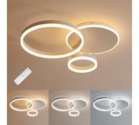 Plafoniera LED Soffitto Moderna 54W , Lampadari LED Dimmerabili 3000K-6000K