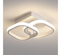 PLAFONIERA LED SOFFITTO MODERNA LAMPADARIO BIANCO 2137LM LAMPADA DA SOFFITTO INT