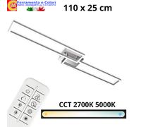 Plafoniera LED Soffitto Moderna Lampadario con Telecomando Soggiorno Camera 40W [EEK: A]