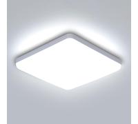 Plafoniera Led Soffitto Quadrata 36W Moderno Lampada da Soffitto Luce 6500K IP44