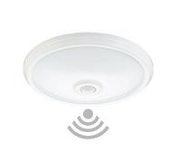 PLAFONIERA LED SOFFITTO ROTONDA 15W LUCE FREDDA SENSORE MOVIMENTO INFRAROSSI 174
