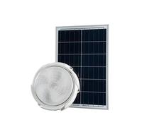 Plafoniera led solare 60 watt lampada ricaricabile x esterno interno luce fredda