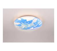 Lampada da Soffitto Luce Globo Terrestre Luci Soggiorno 1 Fiamma LED D 37 CM