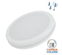 Alca Power plafoniera led tonda 24W 2400lm IP65 - per esterni ed interni [EEK: F]