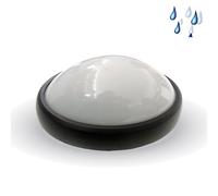 PLAFONIERA LED TONDA 8W LUCE CALDA NERA IP54 VT-8014-LED1261 V-TAC
