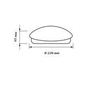 Plafoniera LED Tonda con Switch 3 Colori 18W 24W 36W 3000K-6500K IP20 Moserno [EEK: E]