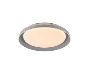 Plafoniera LED Tondo D: 43 CM Bianco Grigio 3000 K Dimmbar Moderno Deckenleuchte
