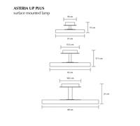 Plafoniera LED UMAGE Asteria UP PLUS, antracite Ø 31 cm CCT UMAGE