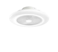 Plafoniera LED ventilatore Ponente Ø 55 cm dimmerabile 46W 5500lm CCT RGB Bianco
