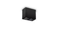 Plafoniera Lika LED 6W luce naturale 4000K nera Ideal Lux