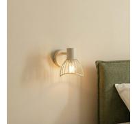 Plafoniera Lindby Piena, beige, 1 luce, metallo, Ø 93,cm 10031110