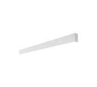 Plafoniera Lineare Bianca da soffitto in Alluminio per Striscia LED 1 e 2 metri Variante Lunghezza 1 Metro