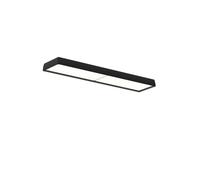 Plafoniera LP Slim con Diffusore Opalino 3000K e Dali Nero