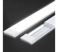 Plafoniera Luce Barra LED 54W 120CM Tubo Neon IP20 Officina Uffici Camere Garage [EEK: A]