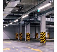 Plafoniera Luce da Vasca Lampada per Ambienti Umidi LED Cantina Hallenlampe 6er