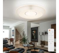 Plafoniera Luce Lampada Dimmerabile Telecomando LED Kristallleuchte