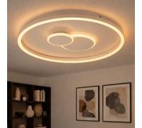 Plafoniera Luce Lampada Letto 3 Livelli Regolatore LED Rotondo Bianco D 40 CM