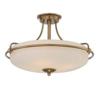 Elstead Lighting Griffin lampada da soffitto 4x60 W ottone QZ-GRIFFIN-SFM-WS