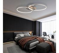 Plafoniera Luce LED Anello Design Ovale Camera Letto Piano 30 Watt 2400 Lumen