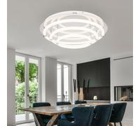 Plafoniera Luce Sala da Pranzo Bianco LED Ring-Design Lampada Pavimento D 55cm [EEK: F]