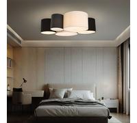 Plafoniera Luce Sala da Pranzo Grande Lampada IN Stoffa Tessuto Corridoio 90 CM [EEK: Non valutato]