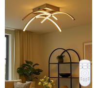 Plafoniera Luce Sala da Pranzo Lampadario Camera Letto LED Dimmbar Remoto 19,8W