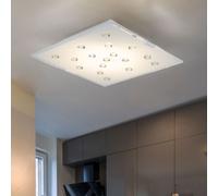 Plafoniera Luce Sala da Pranzo Mattoni Vetro LED Lampada da Pavimento Satinato