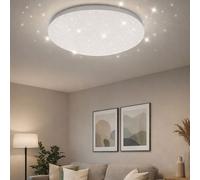 Plafoniera Luce Sala da Pranzo Stelle Cielo Bianco 1 Fiamma LED