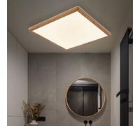 Plafoniera Luce Stanza da Bagno LED Lampada Sala Pranzo Dimmerabile Simil Legno [EEK: E]
