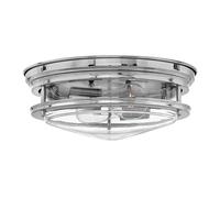 Plafoniera Luce Stanza da Bagno Plafoniera Cromo Vetro IP44 2-Flammig