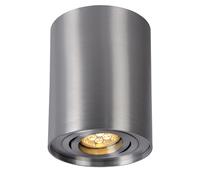 Plafoniera Luci Montaggio da Incasso Alluminio Argento GU10 Orientabile per LED