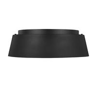 Plafoniera Luci Soggiorno Acciaio Vetro Mitternachtsschwarz 3 Fiamma D36, 8cm [EEK: Non valutato]