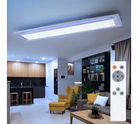 Plafoniera Luci Soggiorno Aufbaupanel RGB LED Dimmerabile Telecomando Cct Bianco [EEK: F]