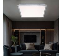 Plafoniera Luci Soggiorno LED Lampada Letto Argento L 60 CM