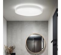 Plafoniera Luci Soggiorno Rotondo LED Luce Stanza da Bagno Bianco Caldo [EEK: F]