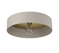 Plafoniera Minimal Duaia Acciaio Tortora 1 Luce E27